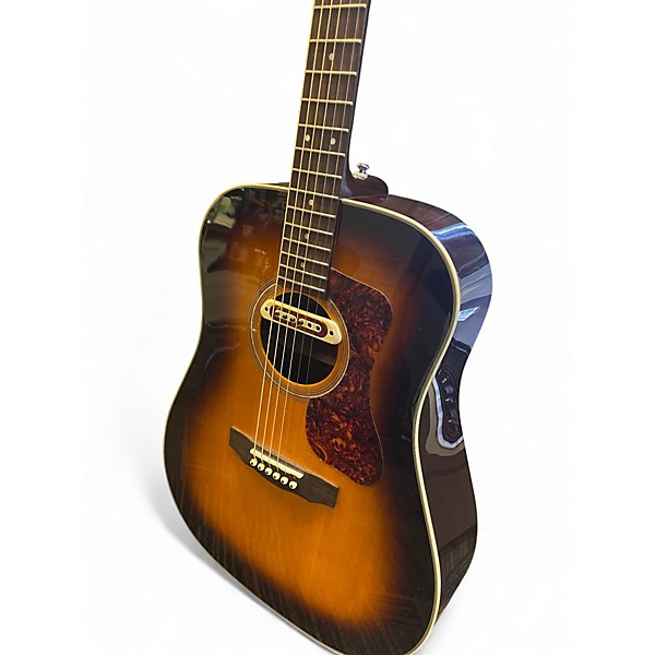 Used Guild D-140 3 Color Sunburst Acoustic Guitar