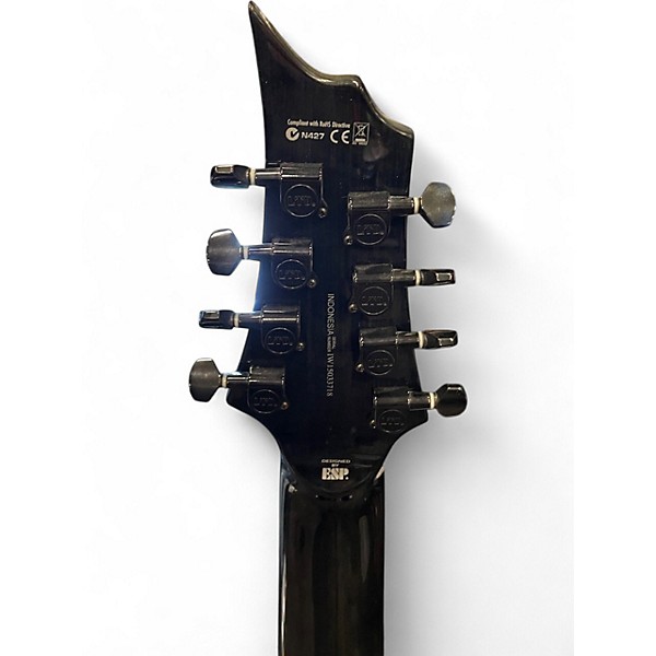 Used ESP LTD H-408BFM SEE THRU BLACK SUNBURST Baritone Guitars