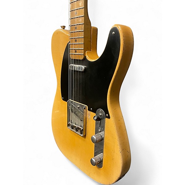 Used Nacho Guitars 1949 Prototype Blackguard Snakehead w/ Truss Rod Butterscotch Blonde Solid Body Electric Guitar