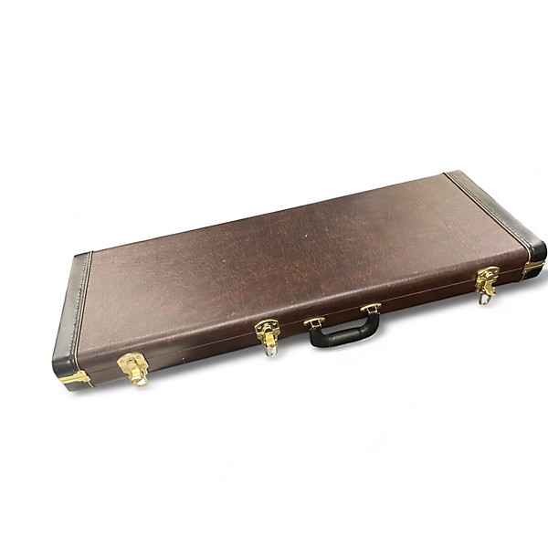 Used Shabat Lion JD Gold Top w/ Black Back Solid Body Electric Guitar