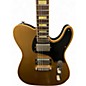Used Shabat Lion JD Gold Top w/ Black Back Solid Body Electric Guitar