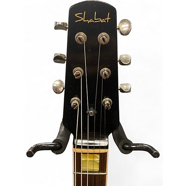 Used Shabat Lion JD Gold Top w/ Black Back Solid Body Electric Guitar