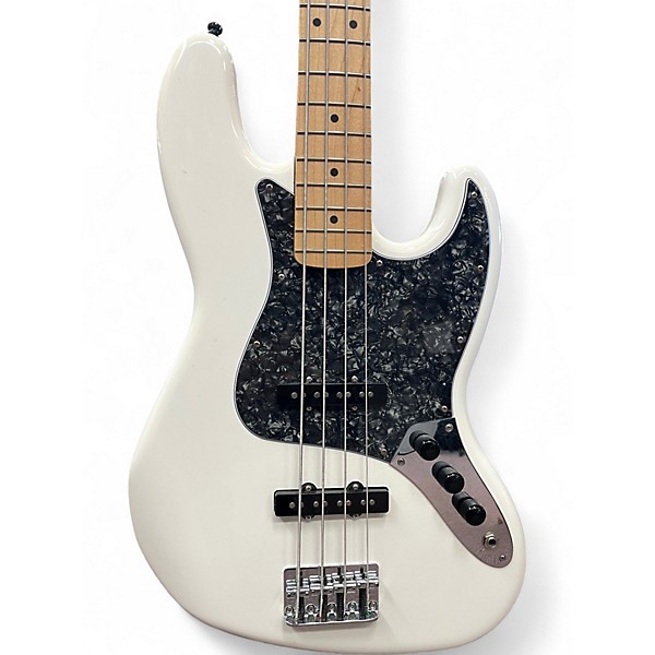 Used 2023 Fender Player Jazz Bass Arctic White Electric Bass Guitar