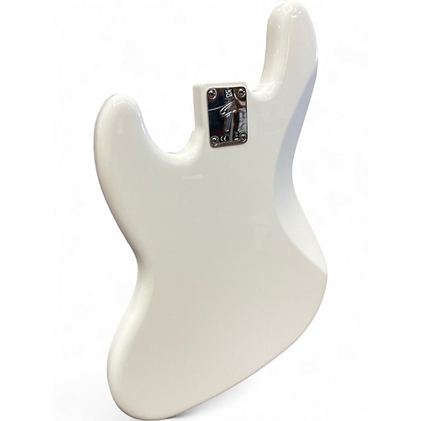 Used 2023 Fender Player Jazz Bass Arctic White Electric Bass Guitar