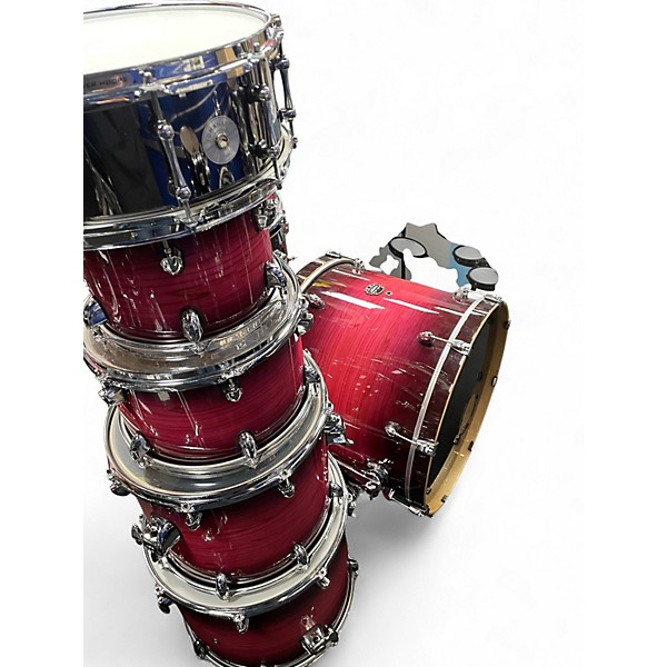 Used Mapex 6 Piece 6 piece armory Tanzanite Burst Drum Kit