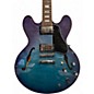 Used 2023 Gibson es335 block figured  Blueberry Burst Hollow Body Electric Guitar