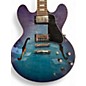 Used 2023 Gibson es335 block figured  Blueberry Burst Hollow Body Electric Guitar