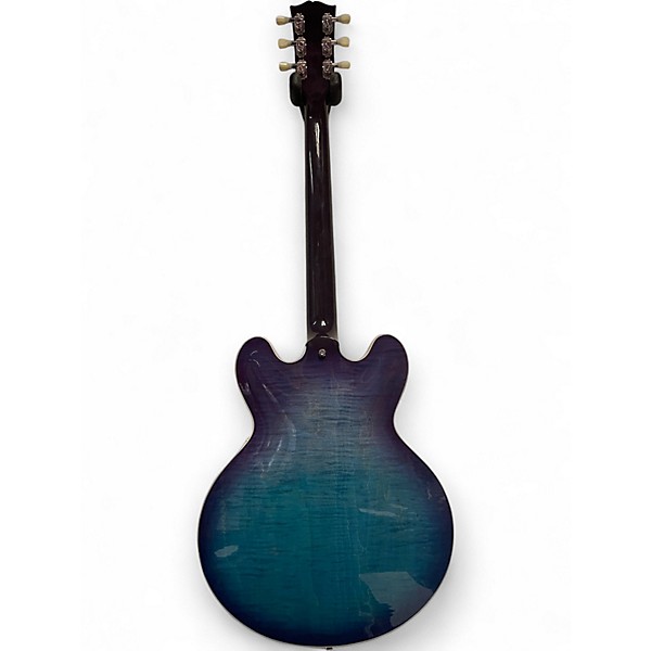 Used 2023 Gibson es335 block figured  Blueberry Burst Hollow Body Electric Guitar