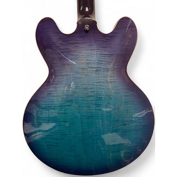 Used 2023 Gibson es335 block figured  Blueberry Burst Hollow Body Electric Guitar