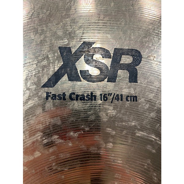 Used SABIAN 16in XSR Fast Crash Cymbal