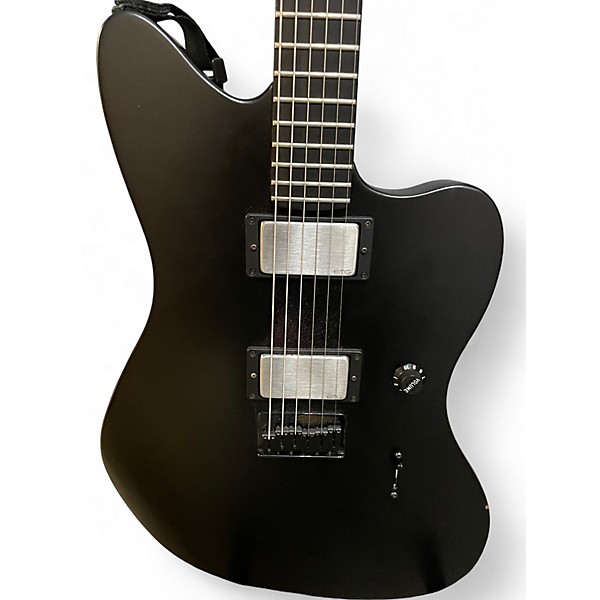 Used 2015 Fender Jim Root Signature Jazzmaster Black Solid Body Electric Guitar