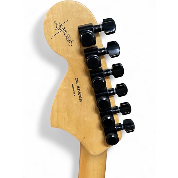 Used 2015 Fender Jim Root Signature Jazzmaster Black Solid Body Electric Guitar