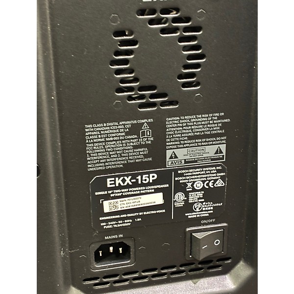 Used Electro-Voice EKX15P Powered Speaker