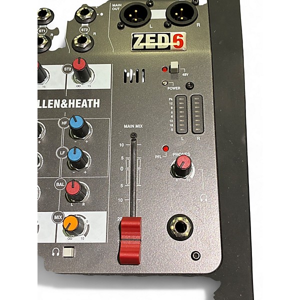 Used Allen & Heath ZED6X Powered Mixer