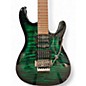 Used Ibanez KIKOSP3 Trans Green Solid Body Electric Guitar