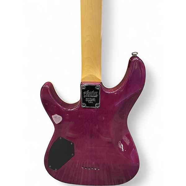 Used Schecter Guitar Research Omen Extreme 6 Pink Solid Body Electric Guitar