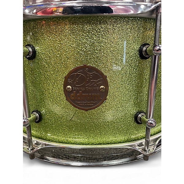 Used ddrum 6X13 Dios Metallic Green Drum