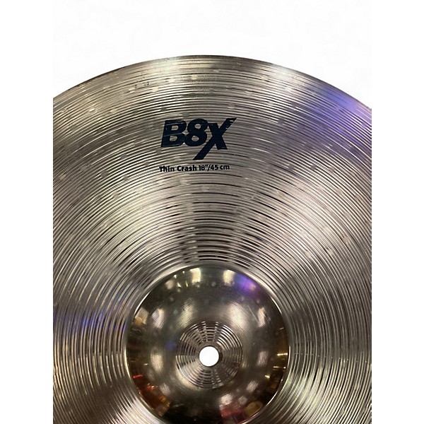 Used SABIAN 18in B8X Cymbal