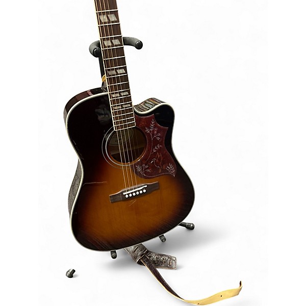 Used Epiphone Hummingbird EC STUDIO SUNBURST Acoustic Guitar