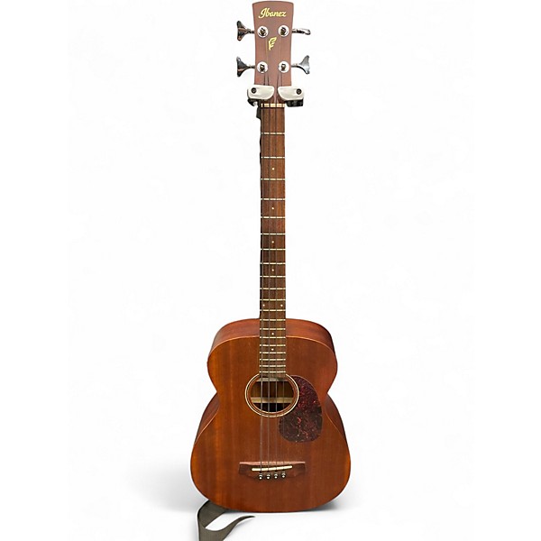 Used Ibanez PCBE12MH Mahogany Acoustic Bass Guitar