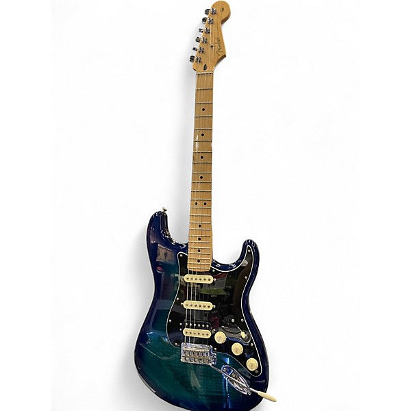 Used Fender Player Stratocaster HSS Blue Burst Solid Body Electric Guitar