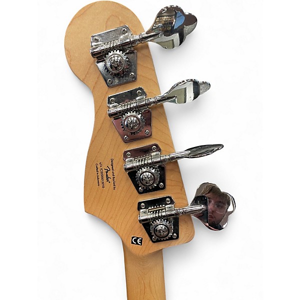 Used Squier pj bass 2 Tone Sunburst Electric Bass Guitar