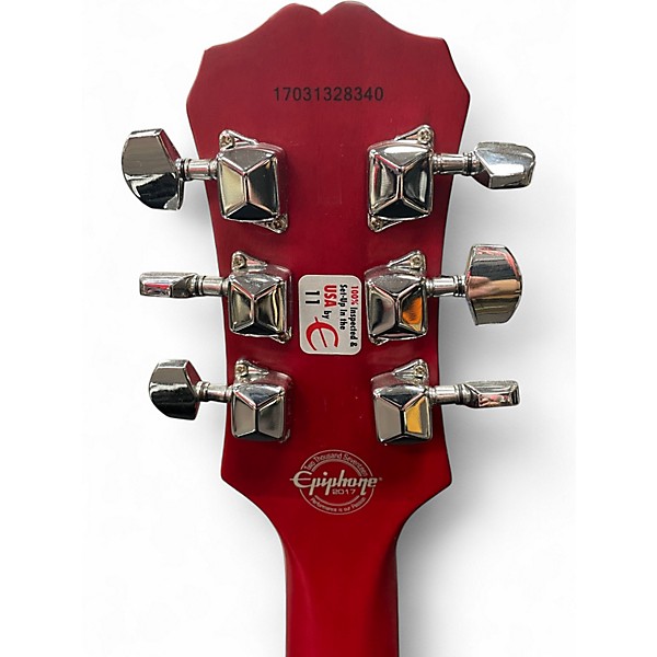 Used Epiphone Les Paul Special P90 Worn Cherry Solid Body Electric Guitar