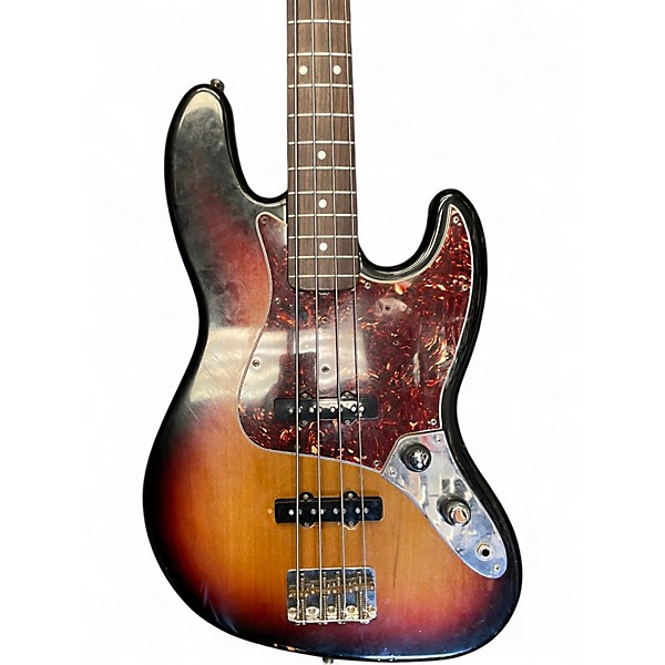Used Fender American Vintage 1962 Jazz Bass Sunburst Electric Bass Guitar