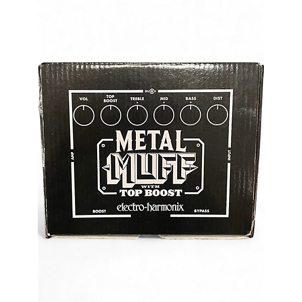 Used Electro-Harmonix Metal Muff Distortion With Top Boost Effect Pedal
