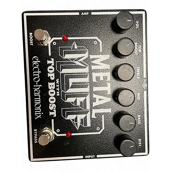 Used Electro-Harmonix Metal Muff Distortion With Top Boost Effect Pedal