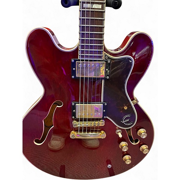 Used Epiphone Sheraton II PRO Wine Red Hollow Body Electric Guitar