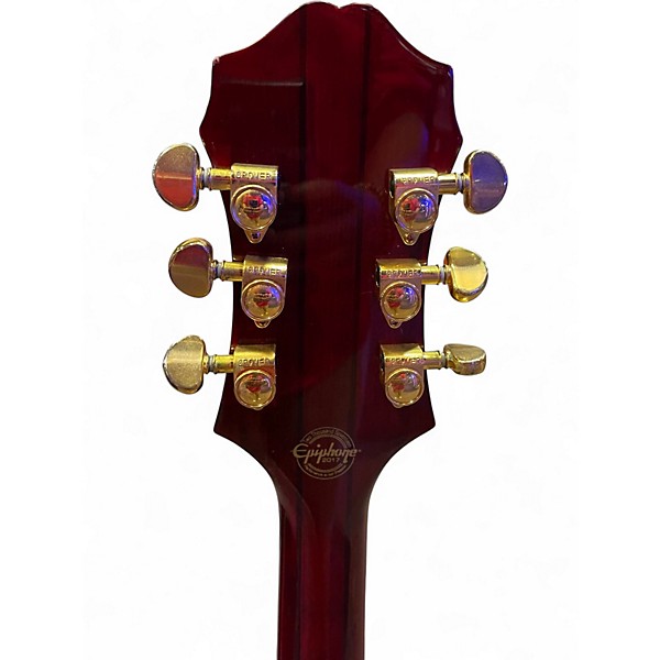 Used Epiphone Sheraton II PRO Wine Red Hollow Body Electric Guitar