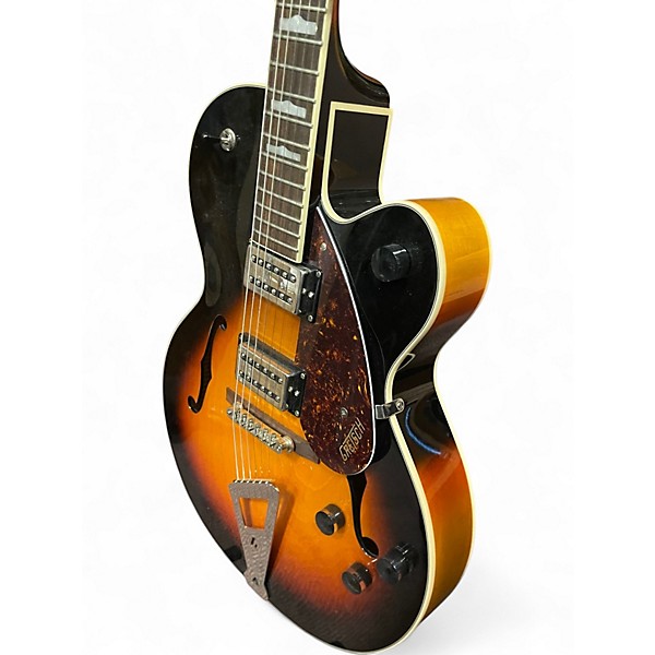 Used Gretsch Guitars G2420 Streamliner 3 Tone Sunburst Hollow Body Electric Guitar