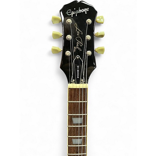 Used Epiphone les paul standard left handed sunburst Solid Body Electric Guitar