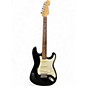Used Fender Standard Stratocaster Black Solid Body Electric Guitar thumbnail