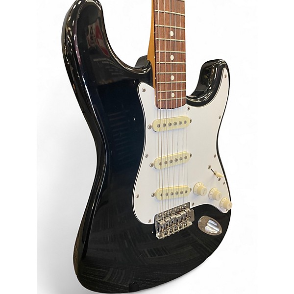 Used Fender Standard Stratocaster Black Solid Body Electric Guitar