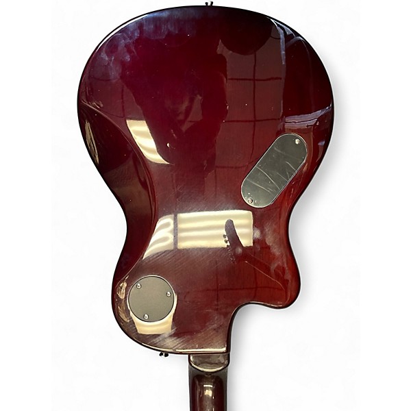 Used Hagstrom D2H RED SPARKLE Solid Body Electric Guitar