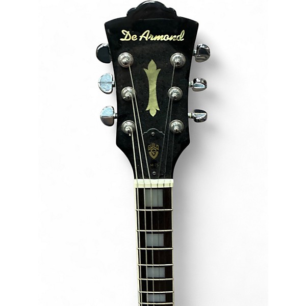 Used De Armond By Guild M-75 UV BLUE Solid Body Electric Guitar