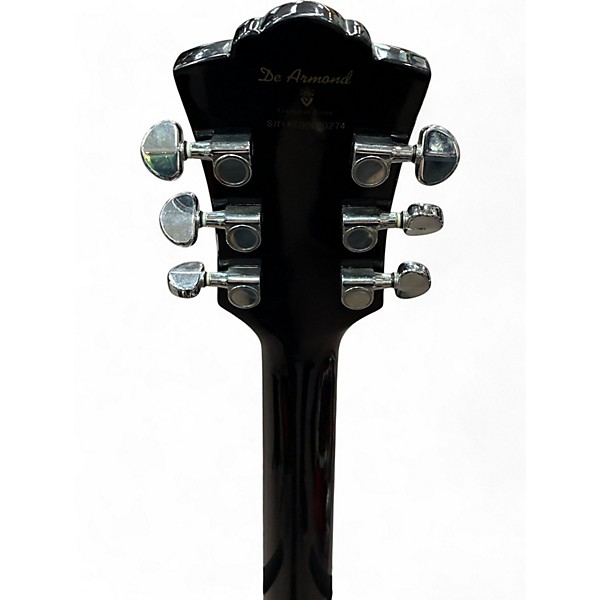 Used De Armond By Guild M-75 UV BLUE Solid Body Electric Guitar