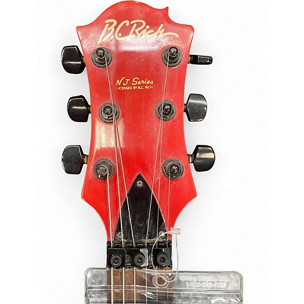 Used B.C. Rich NJ EAGLE Red Solid Body Electric Guitar