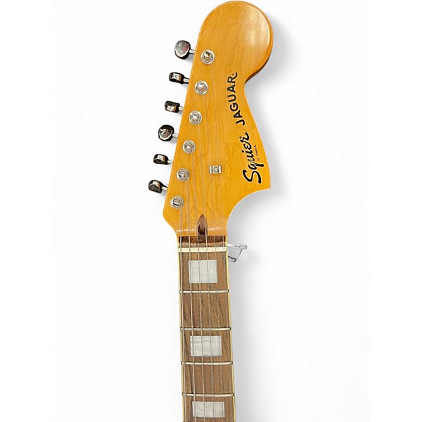 Used Squier classic vibe jaguar Daphne Blue Solid Body Electric Guitar