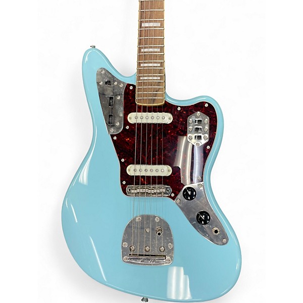 Used Squier classic vibe jaguar Daphne Blue Solid Body Electric Guitar