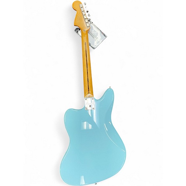 Used Squier classic vibe jaguar Daphne Blue Solid Body Electric Guitar