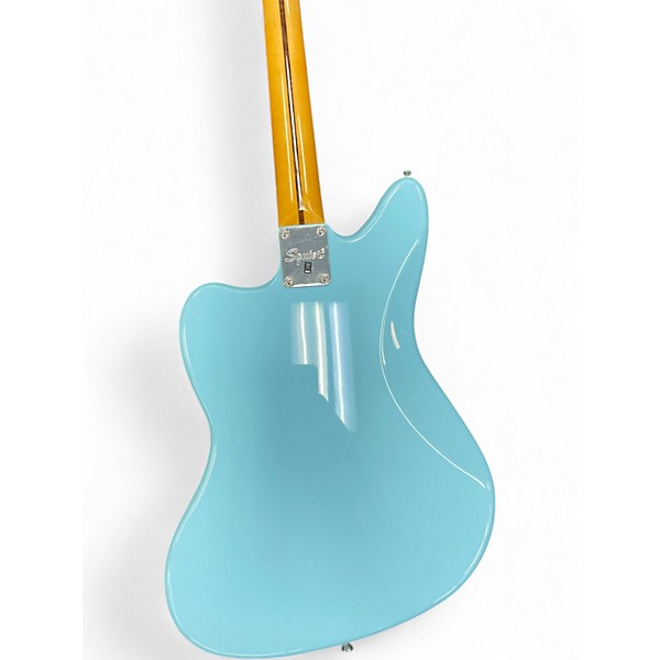 Used Squier classic vibe jaguar Daphne Blue Solid Body Electric Guitar