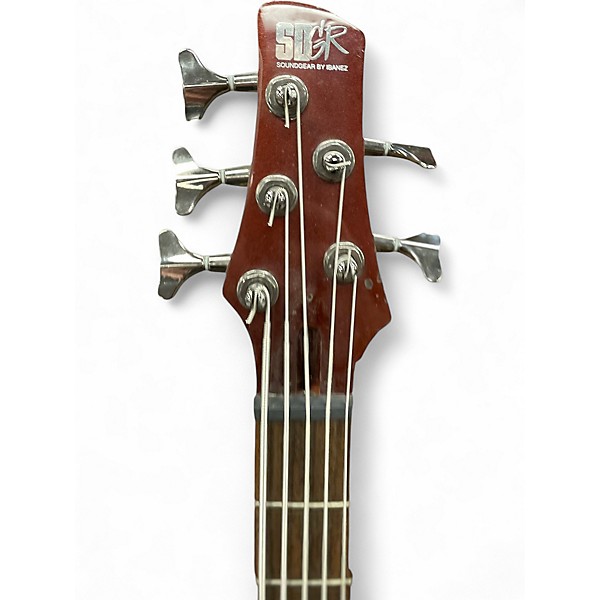 Used Ibanez SR305 5 String BURNT ORANGE Electric Bass Guitar