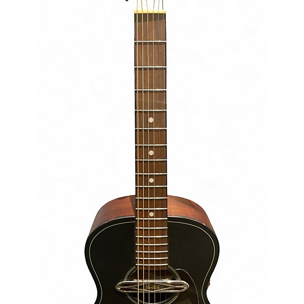 Used Recording King rps7g Black Acoustic Guitar