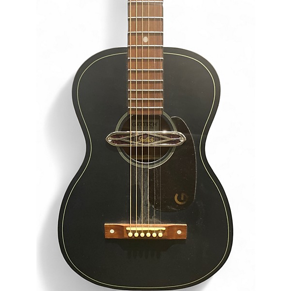 Used Recording King rps7g Black Acoustic Guitar