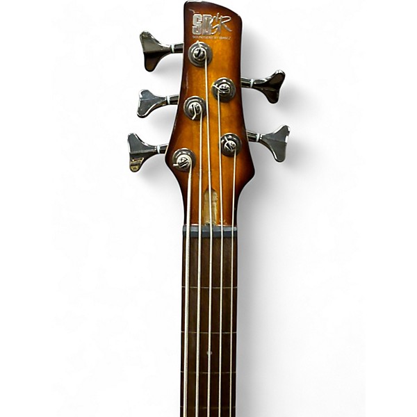 Used Ibanez SR 375 EF 3 Tone Sunburst Electric Bass Guitar