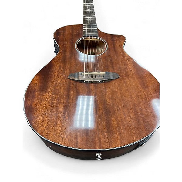 Used Breedlove Discovery Concert Cutaway Mahogany Acoustic Electric Guitar