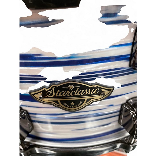 Used TAMA 14X6.5 Starclassic Snare oyster shell blue Drum